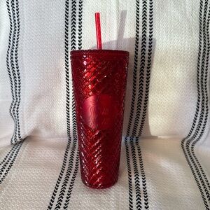 Starbucks 2021 Winter Holiday Red Jeweled Tumbler